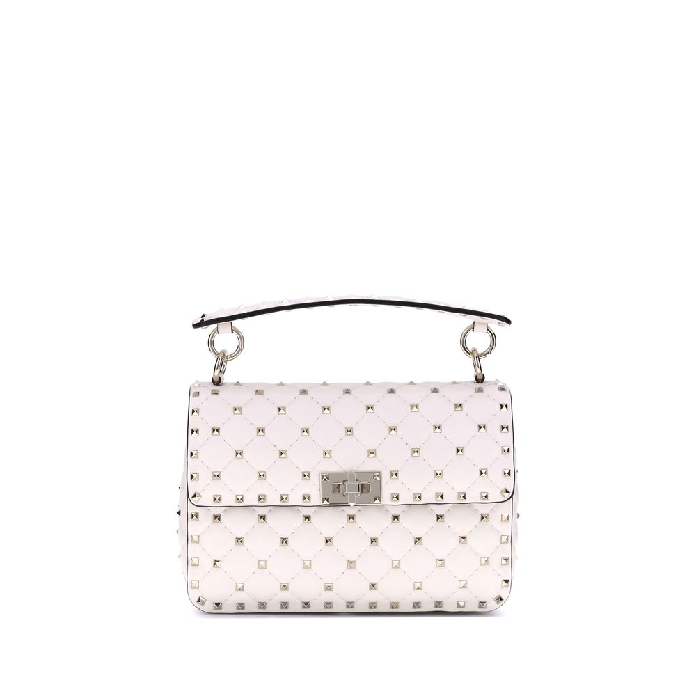 Valentino Garavani Cremefarbene Lamm-Schultertasche Ovis Aries Aries